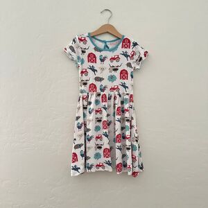 KicKee Kids Bamboo Farm Dress size 5/6